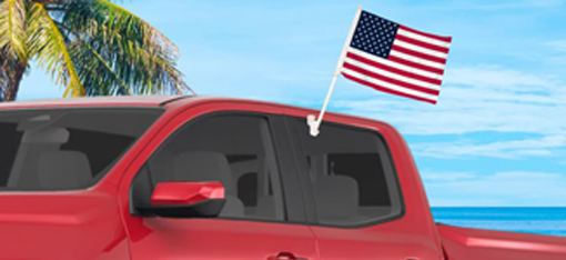 Dura-Star Double-Sided Car Flags