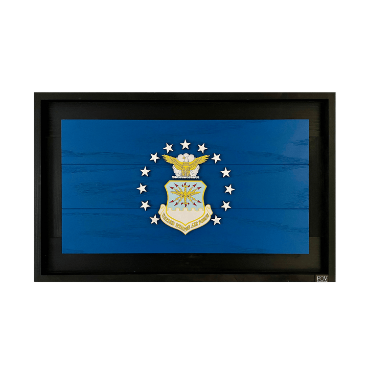 Flags of Valor - Air Force Wooden Flag