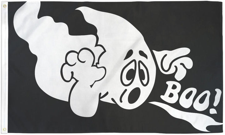 Poly-Star 3x5 Boo Ghost Flag