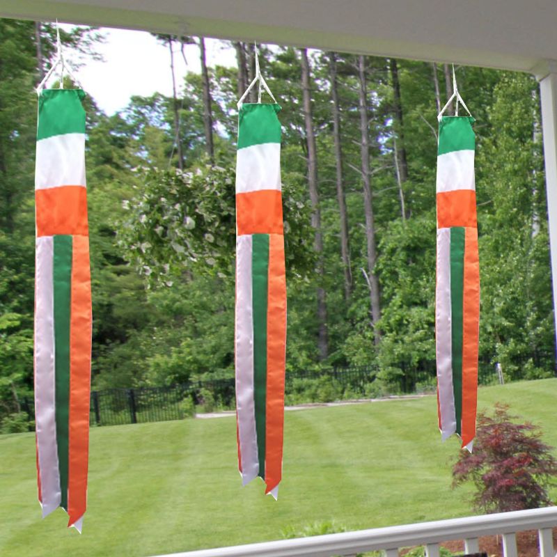 Ireland Super Shiny Polyester 5 ft. Windsock