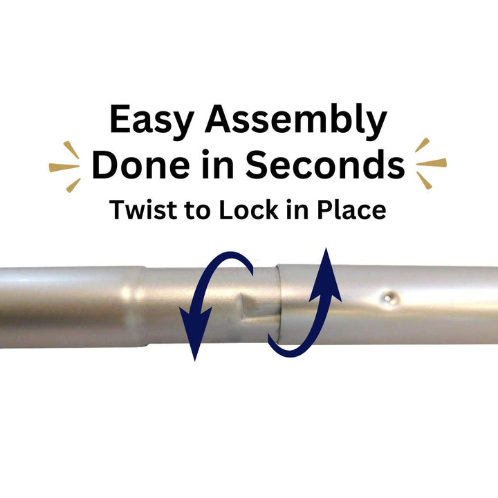 13 Ft In-Ground Flagpole Easy Assembly