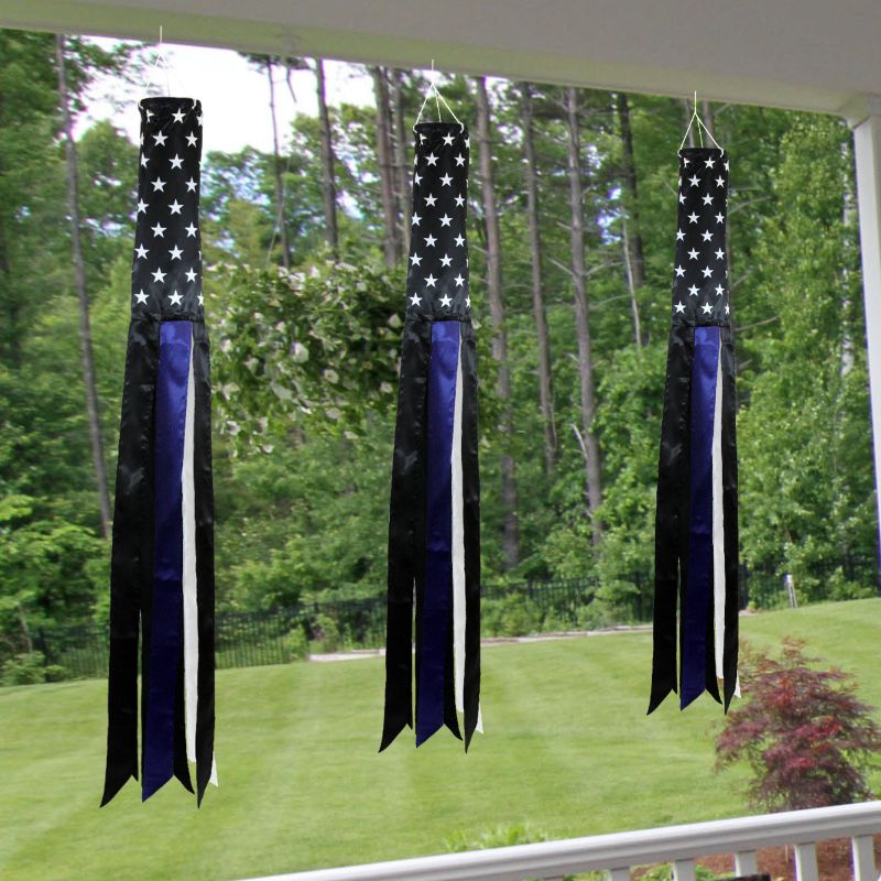 Thin Blue Line Super Shiny Windsock