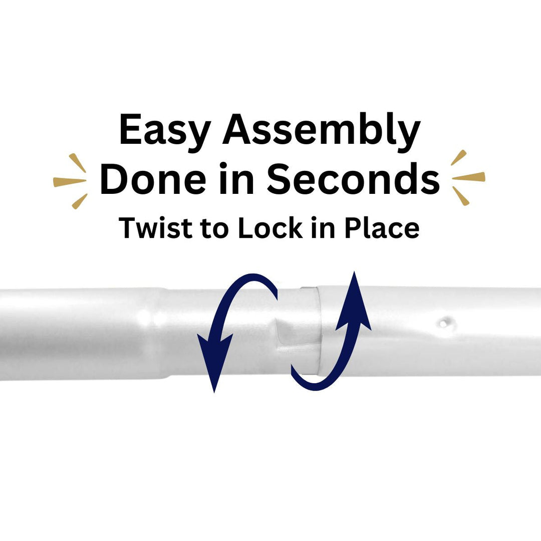 EASY ASSEMBLY OF THE 10 FT WHITE IN-GROUND ALUMINUM FLAGPOLE