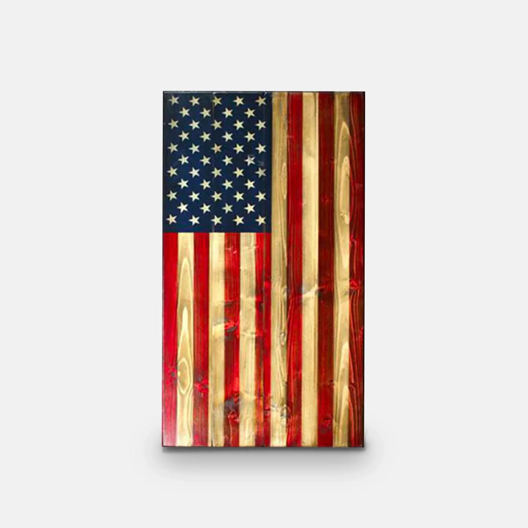 Flags of Valor Vertical Wood American Flag