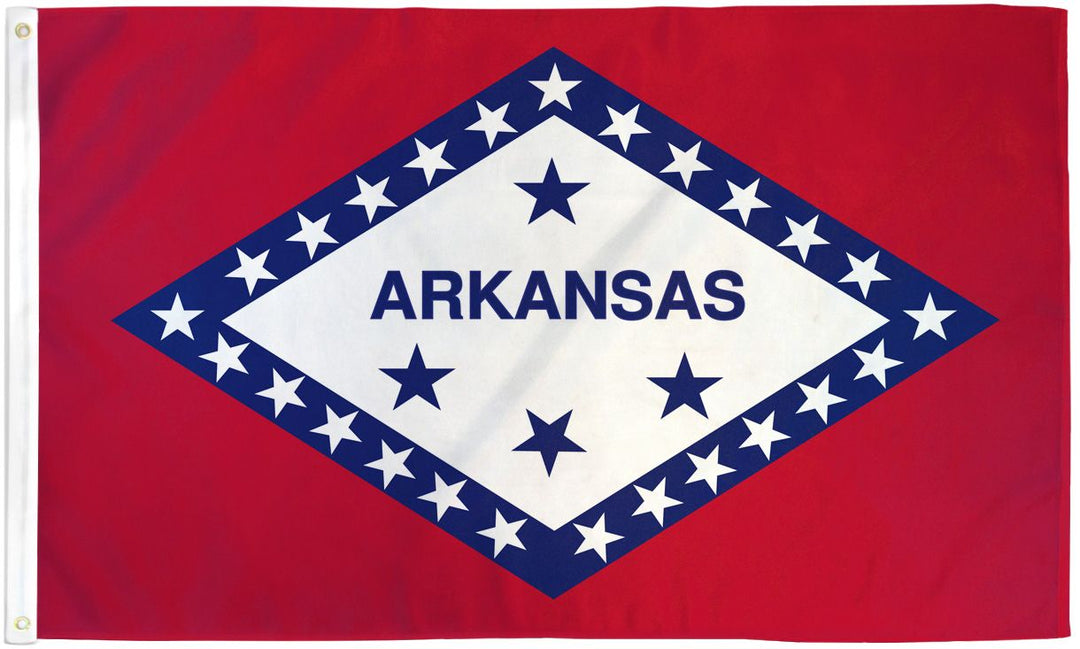 Poly-Star 3x5 Arkansas State Flag