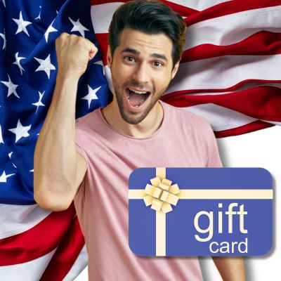 American Flags USA Gift Card