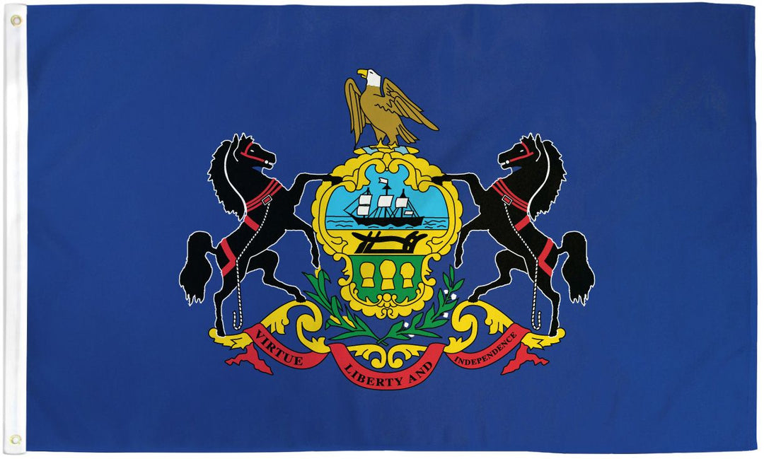 Poly-Star 3x5 Pennsylvania State Flag