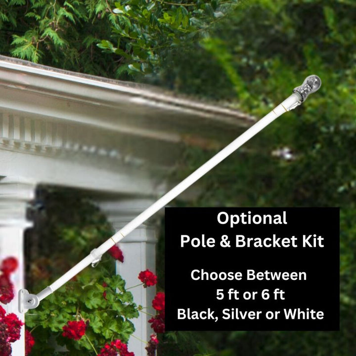 Optional No Tangle Flagpole & Bracket Kit