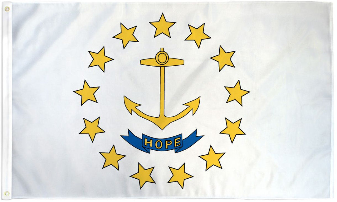 Poly-Star 3x5 Rhode Island State Flag