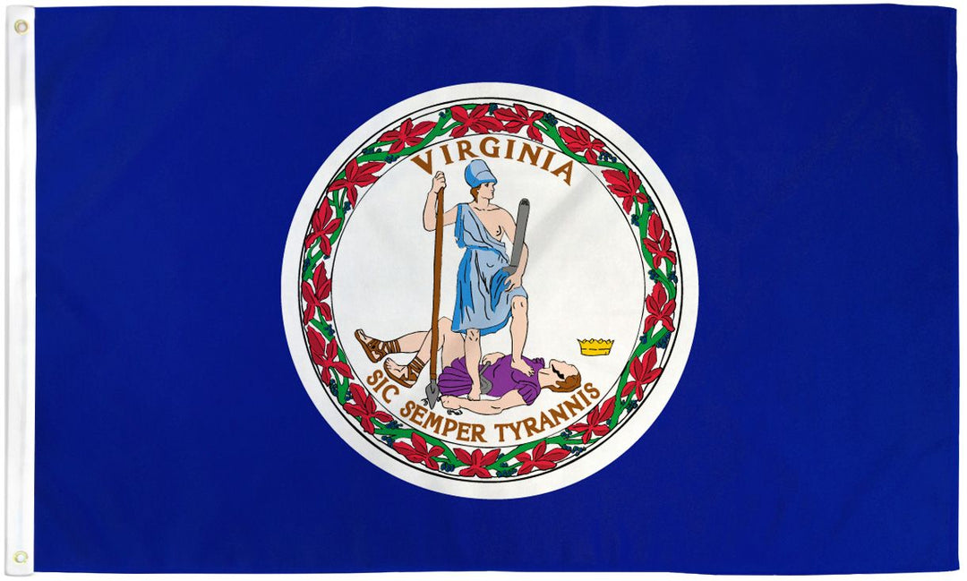 Poly-Star 3x5 Virginia State Flag