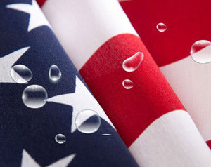 Poly-Star American Flags are Water Resistant