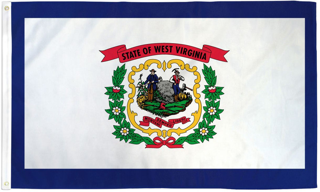 Poly-Star 3x5 West Virginia State Flag